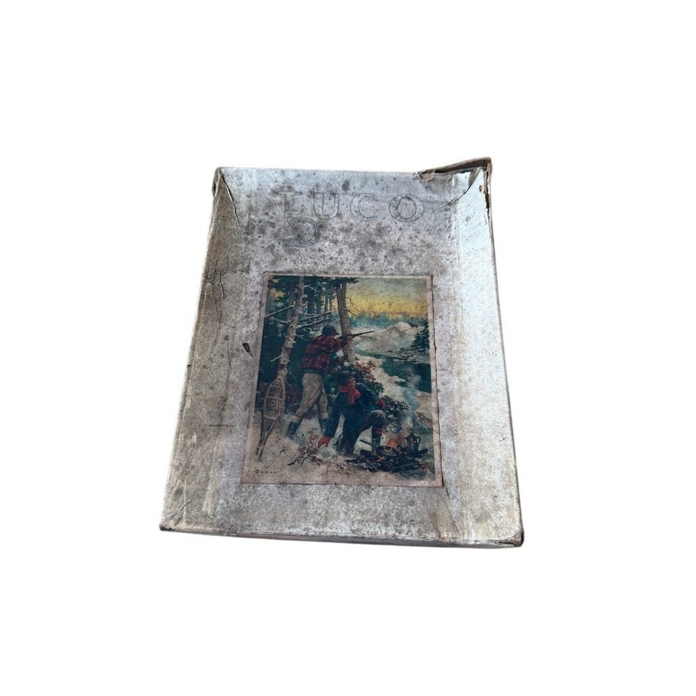 TUCO Vintage Jigsaw‎ Puzzle Outdoor Hunting Camping Wilderness Scene In Box